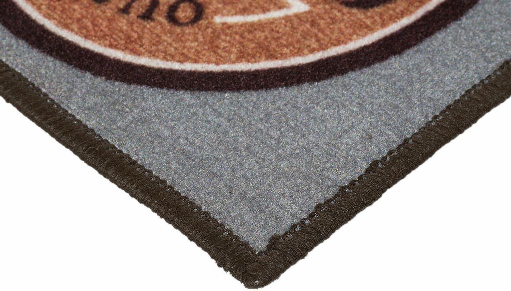 Küchenläufer 50 x 150 cm Braun Grau Motiv Teppichläufer Produktbild 5
