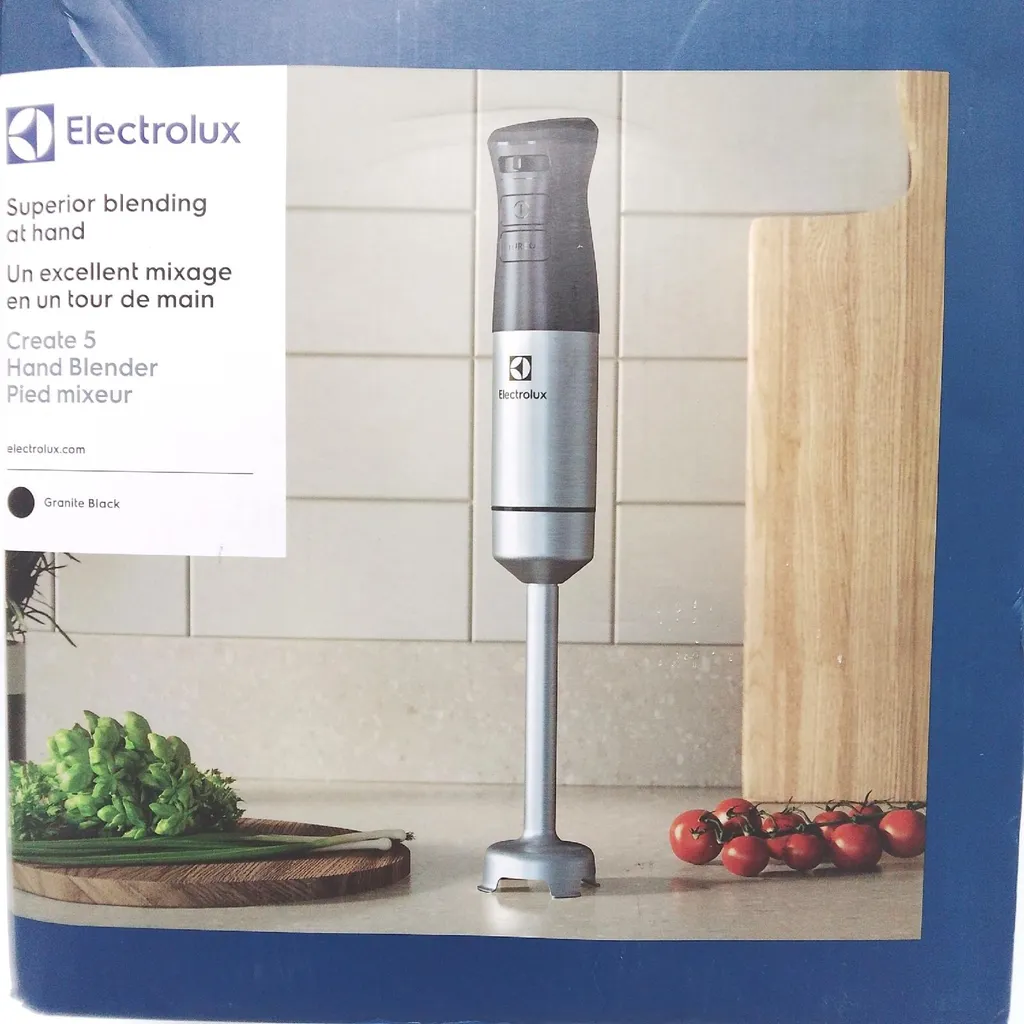 Electrolux E5HB2-8SS Mixeur Plongeant 1000W 0.7L en Acier Inoxydable