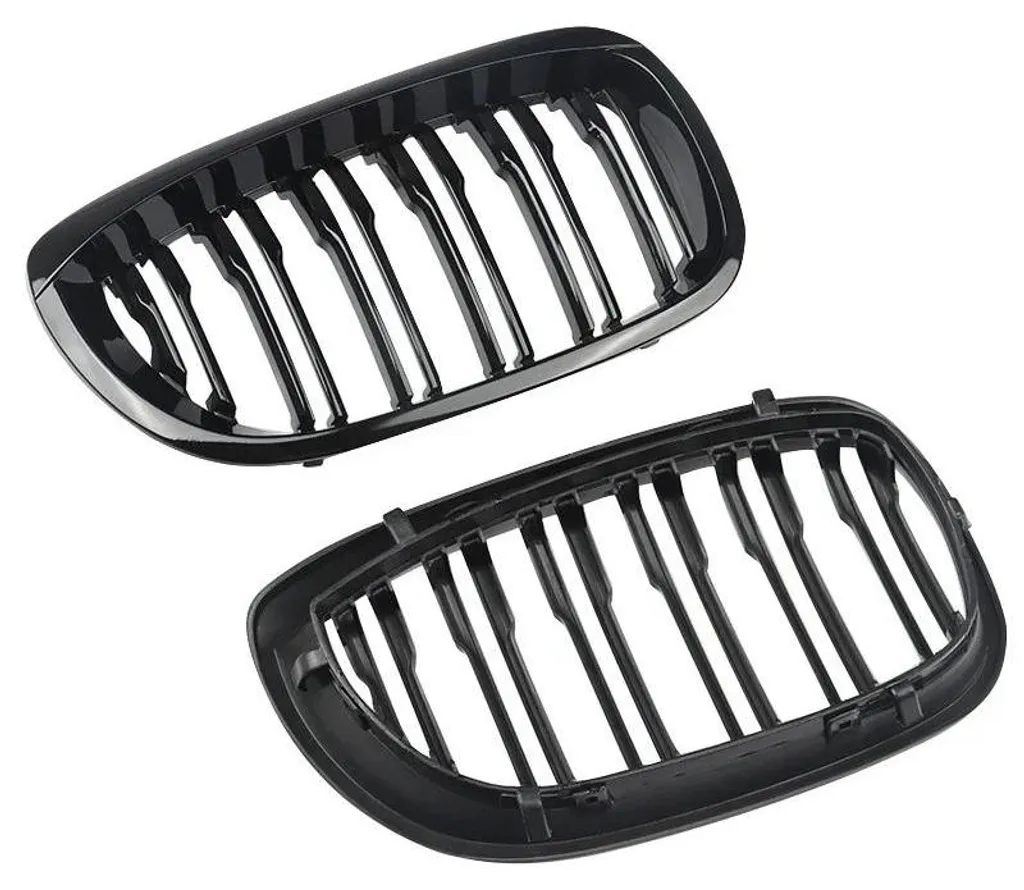 Calandre Noire Brillante E46 en ABS Renforcé - Finition Haute Qualité
