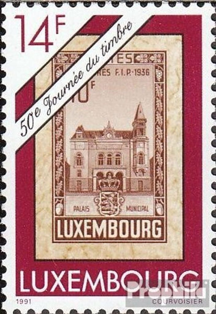 Briefmarken Luxemburg 1991 Mi 1280 (kompl.Ausg.) postfrisch Produktbild 