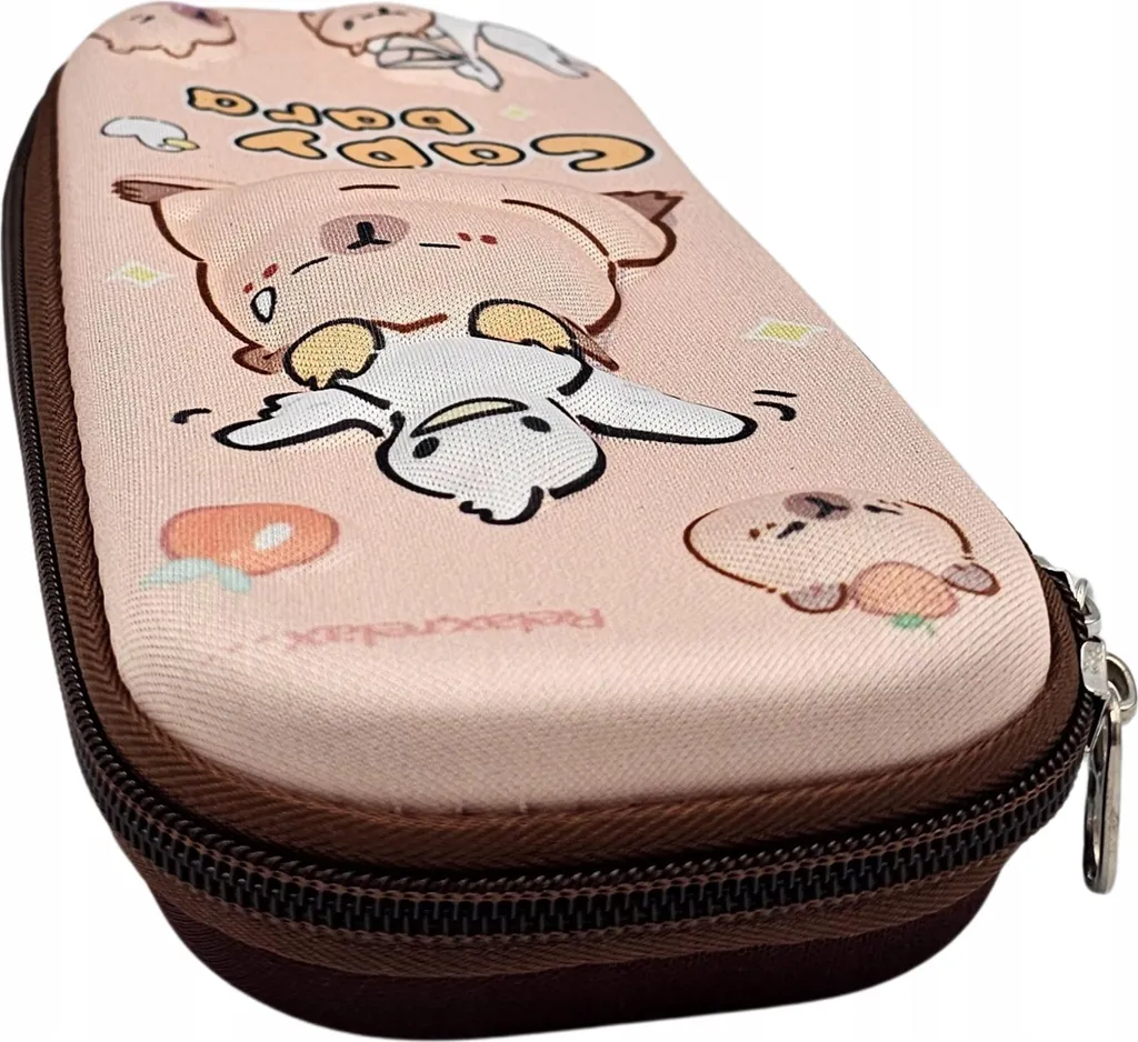 Astuccio Capybara Con Ampia Apertura: Capiente, 9 Scomparti, Materiale Impermeabile, Cancelleria Carina Per Scuola