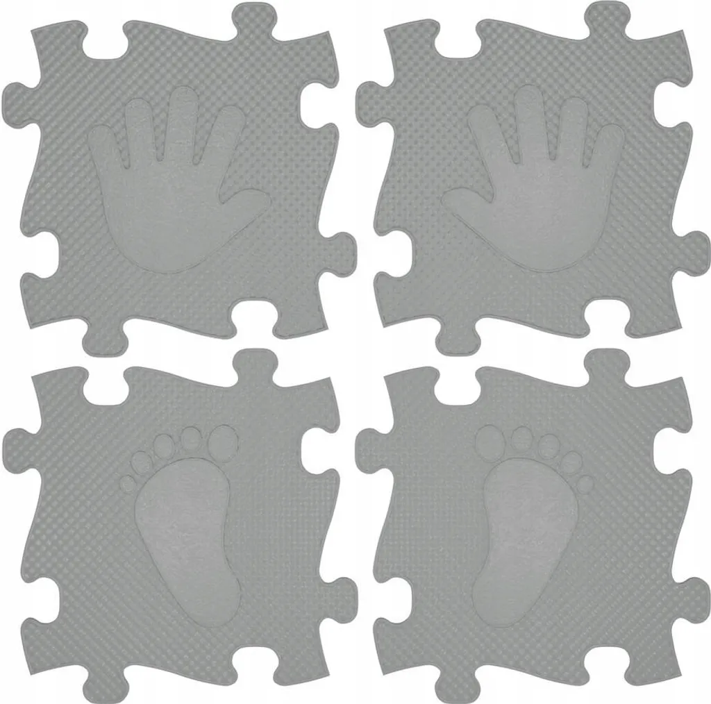 Tapis sensoriel 16 el. Magic Set Graphite - Contre les pieds plats enfant