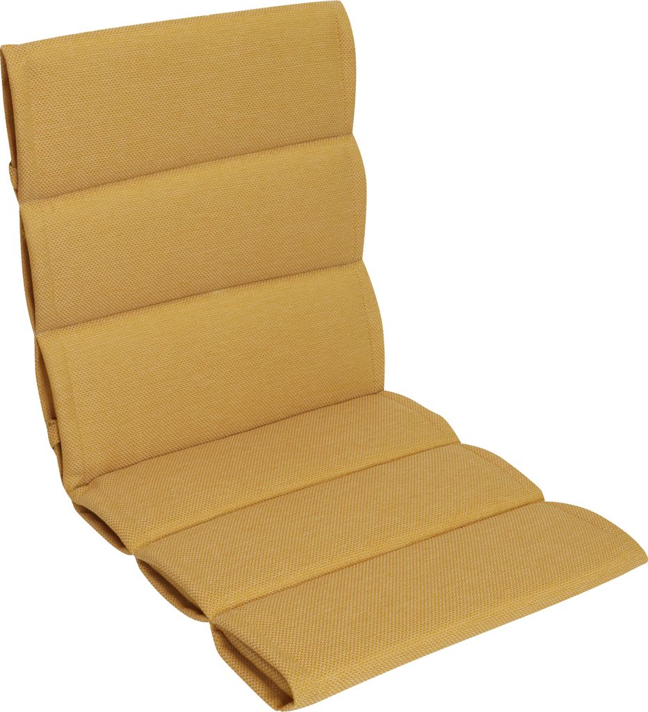 Herlag Gartenstuhlauflage Linnea Polsterauflage für Niedriglehner 103x50x3cm Senfgelb