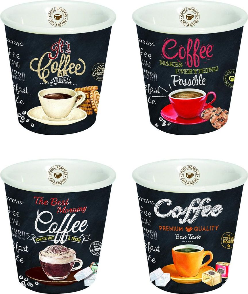 Tasses à café en porcelaine It's Coffee Time Image du produit 