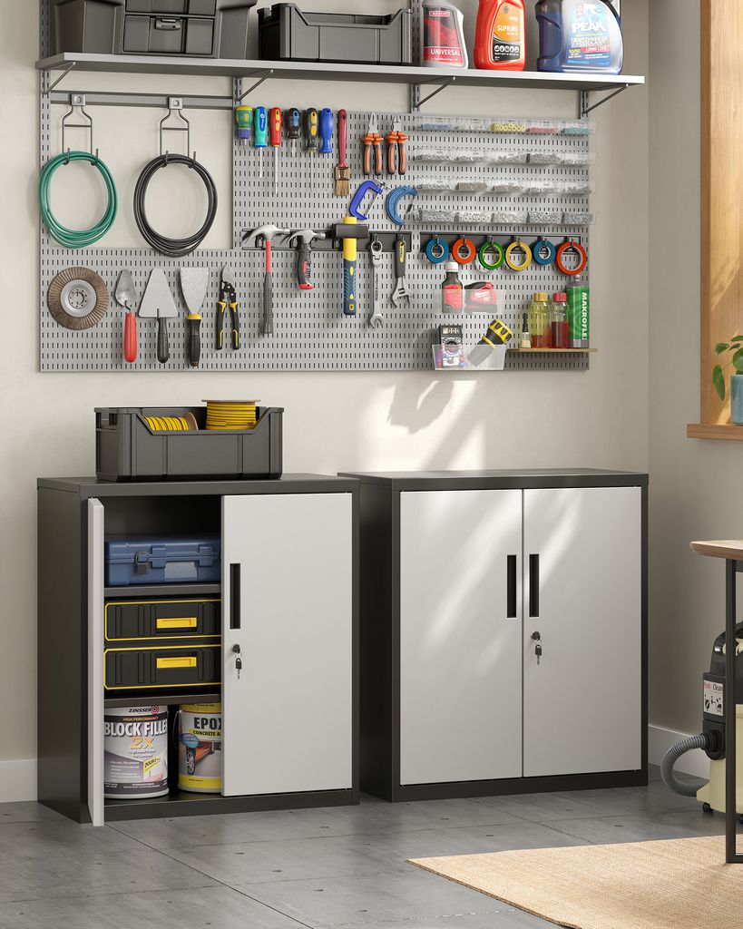 SONGMICS Aktenschrank, Mehrzweckschrank, Büroschrank mit 2 Produktbild 