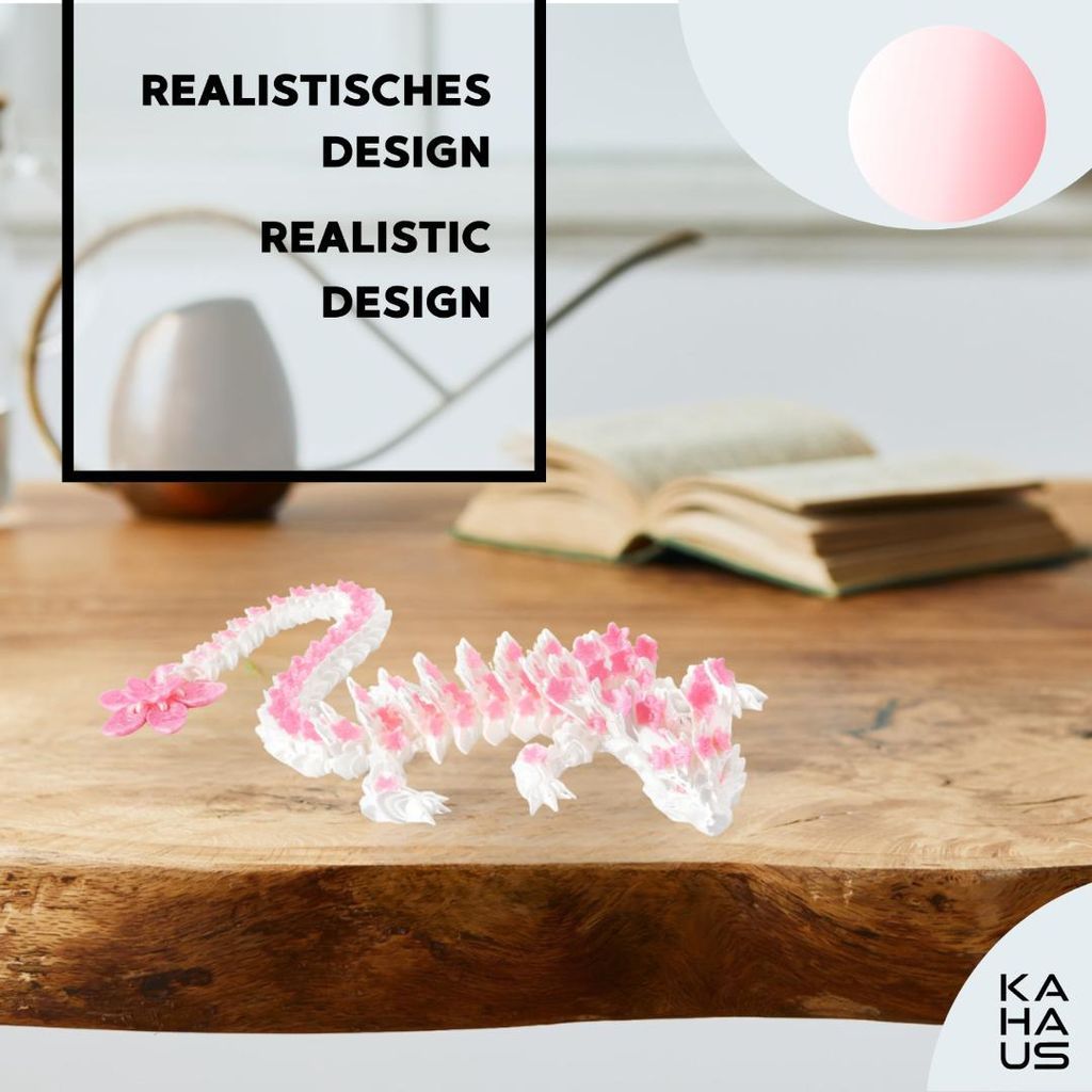 KAHAUS Dragon 3D avec ailes dans l'œuf, figurine de dragon de 20 cm avec œuf de 10 cm, rouge, jaune, vert surprise, jouet et figurine de collection pour enfants, idée cadeau