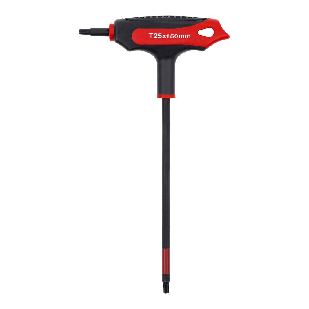STIER T-Griff-Schraubendreher, Torx, TX25, als Kurz- oder Langklinke nutzbar, optimale Kraftübertragung