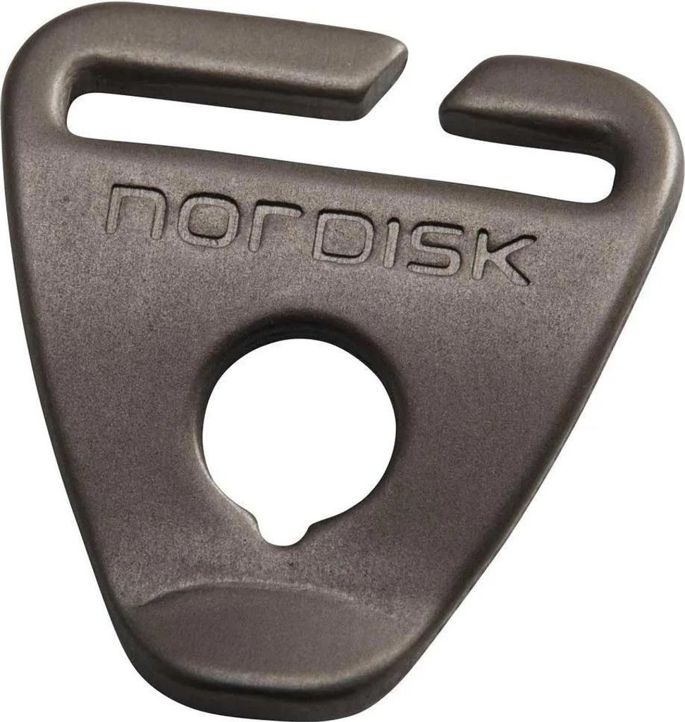 Nordisk Aluminium Helm-schieber-clip 20 Mm 8 Einheiten Grau Grau One Size