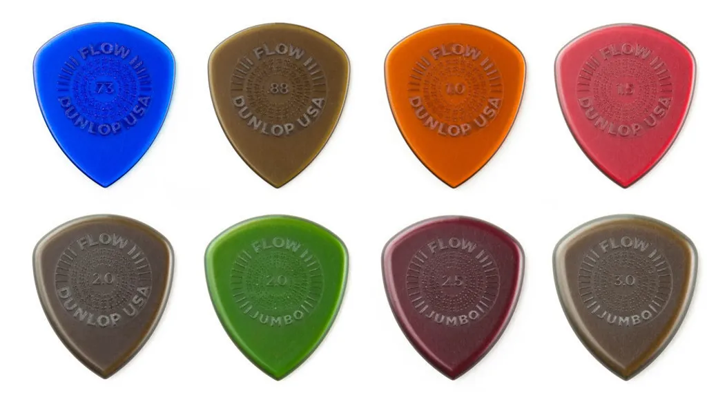 Kit de médiators Jim Dunlop Flow PVP114 pour perfectionner votre technique