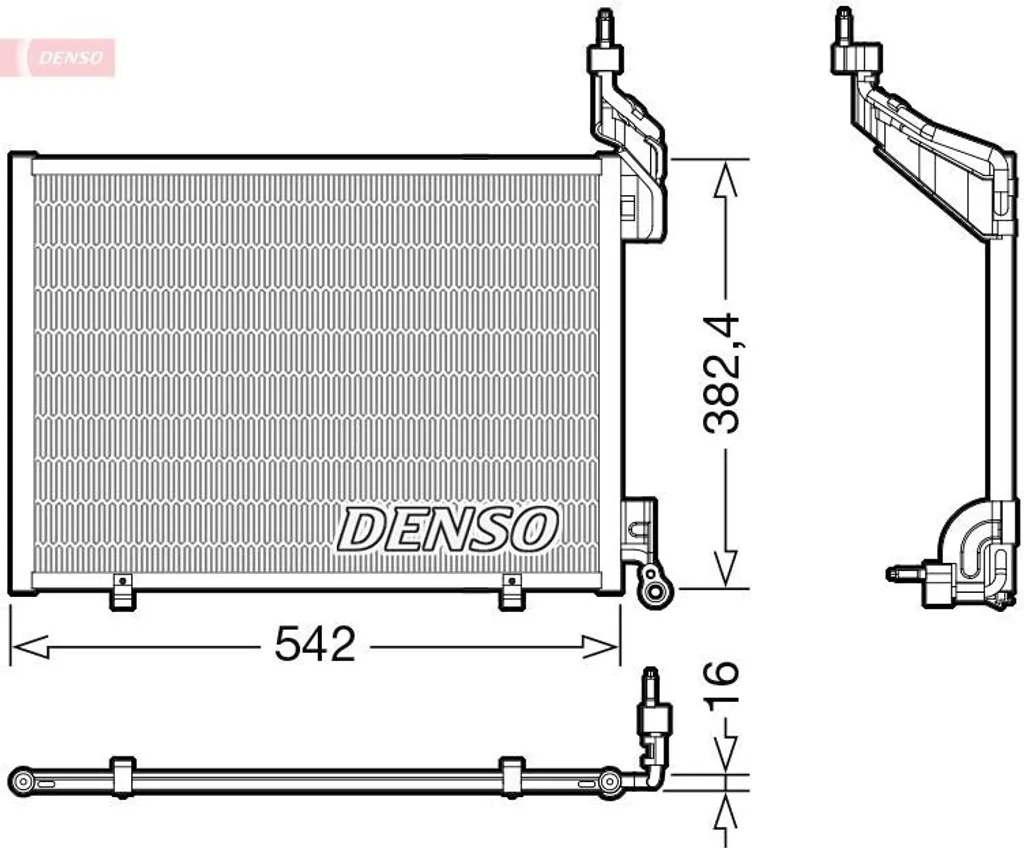 Condenseur de Climatisation Fiesta VI : Réparez votre Clim avec DENSO