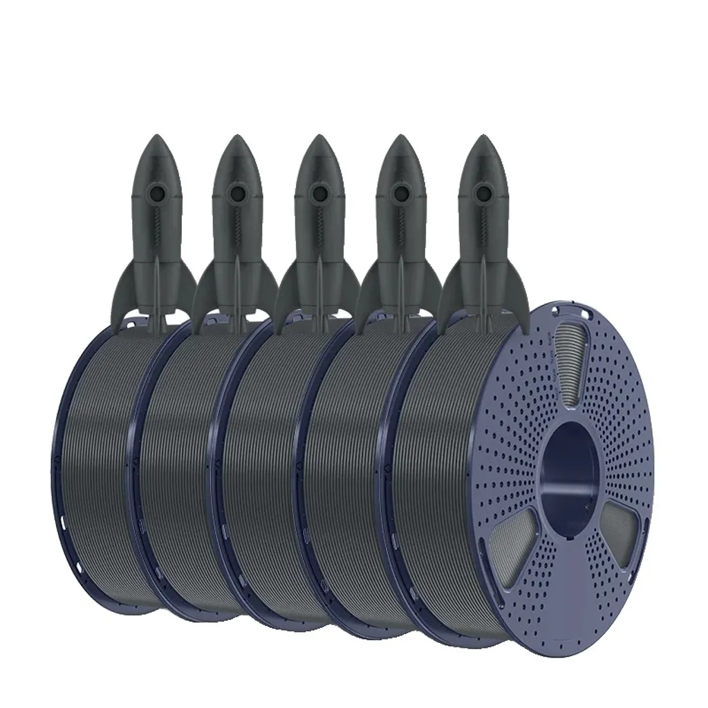 PLA High Speed 1.75mm Grigio 1kg - Filamento 600mm/s Alta Efficienza