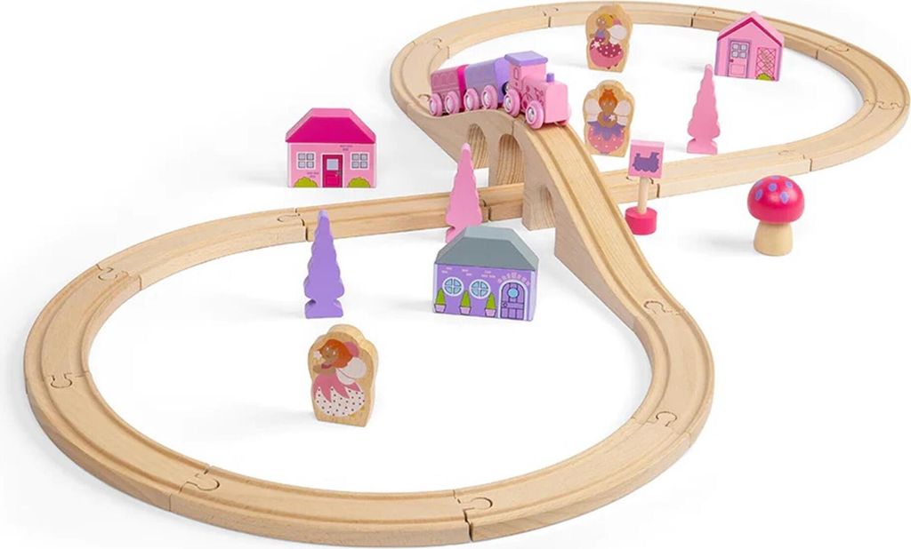 Bigjigs Rail Binario in legno per treni otto per Immagine del prodotto 