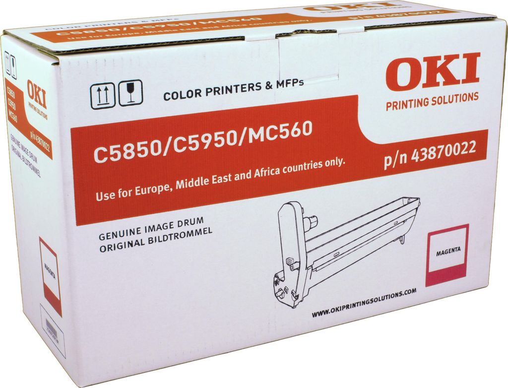 OKI Magenta image drum for C5850/5950, Original, OKI MC560, Produktbild 