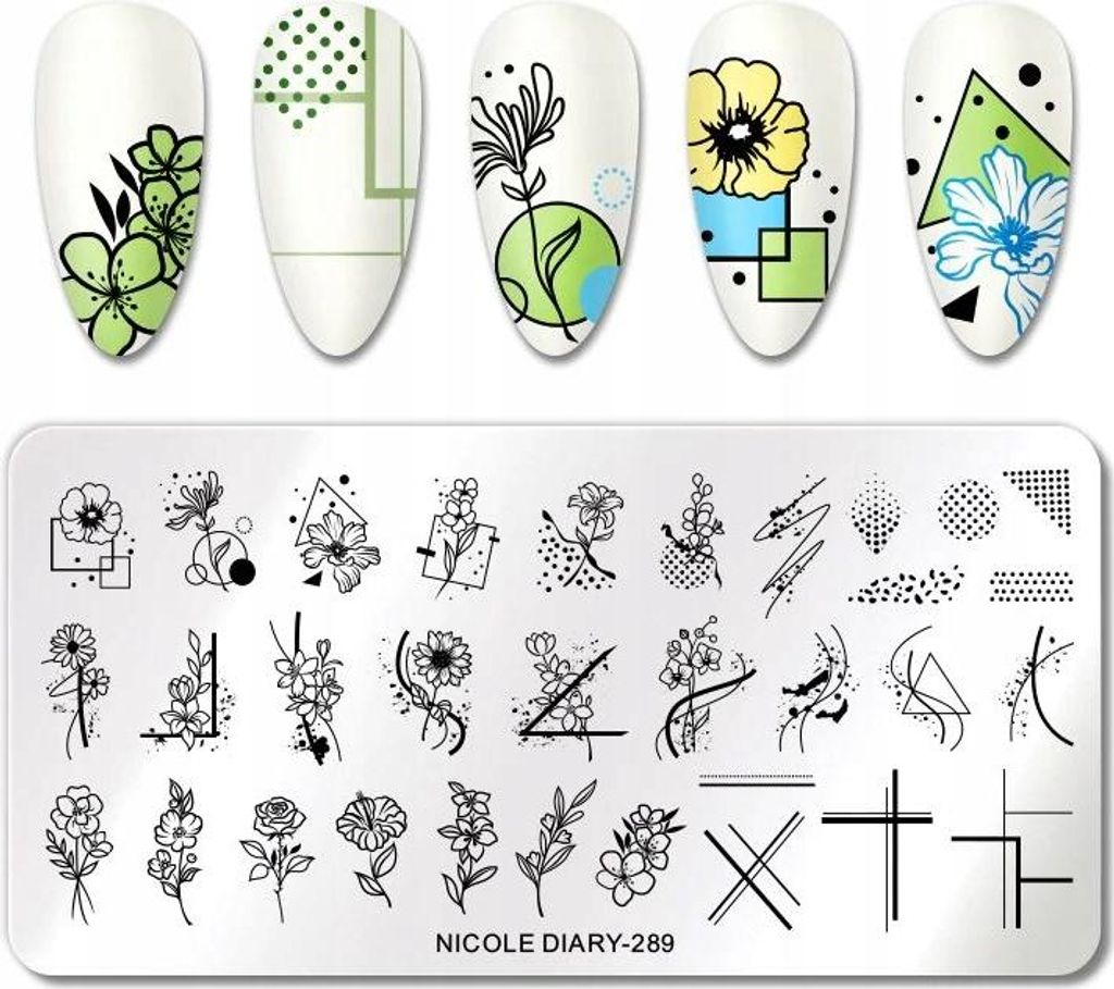 Stempelplatte für Nail Art