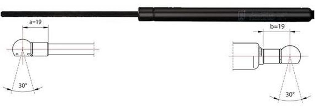 METZGER 2110350 Gasfeder Heckklappendämpfer für OPEL Vivaro A Kastenwagen (X83) 905mm