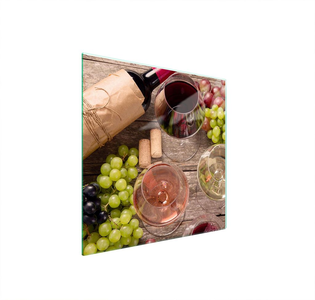 Glasschutzplatte Für Herd 50X52 Wein