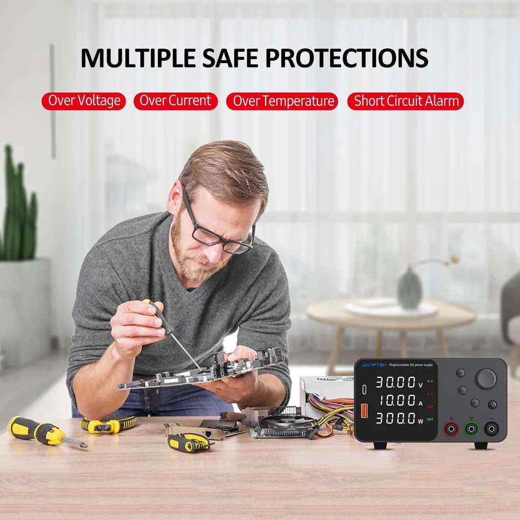 Alimentation de Banc Régable 30V 5A Wanptek avec Affichage à LED