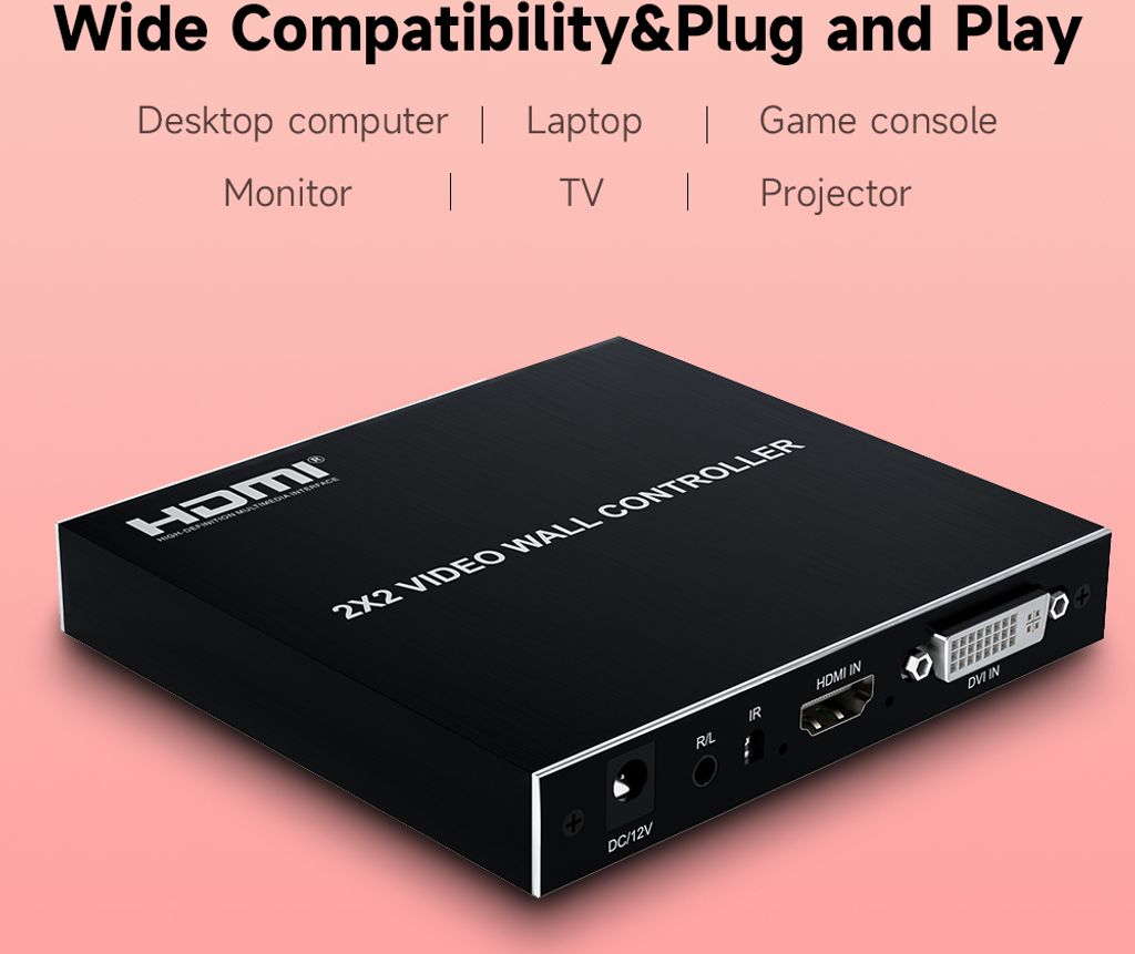 1080P 2x2 HD-Videowand-Controller Produktbild 6