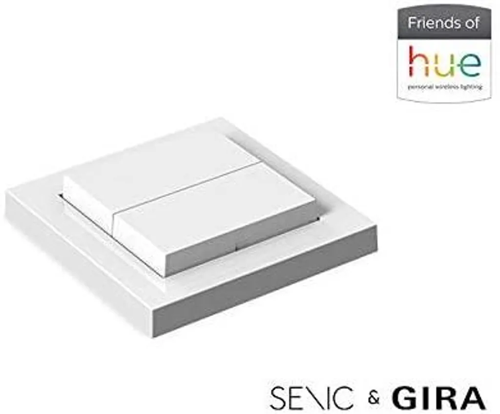 Commande Éclairage Hue Senic Blanc en Polycarbonate sans Pile ni Câble - 7