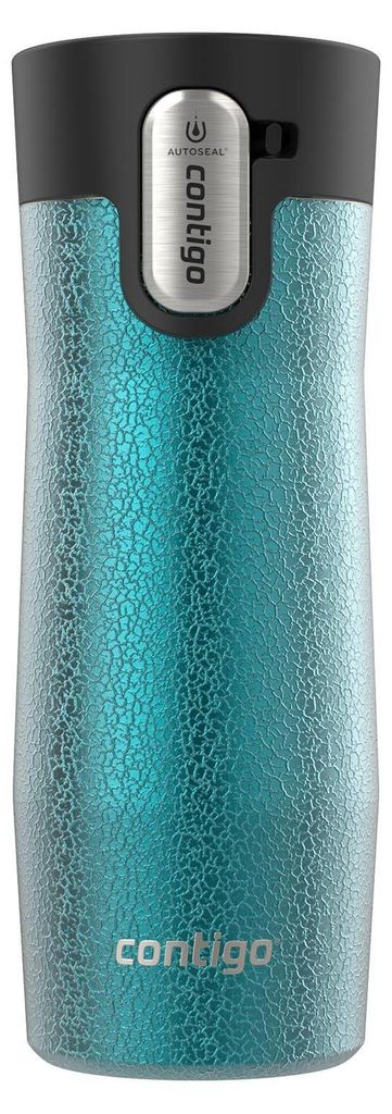 A studio shot of a Contigo travel mug.