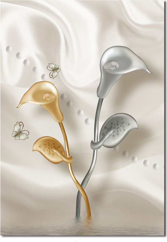 TPFLiving Kunstdruck LW-407 (OHNE RAHMEN) Poster - Leinwand - Wandbild - Hochauflösender Giclée-Druck, langlebig und hochwertig - Abstrakte Struk...