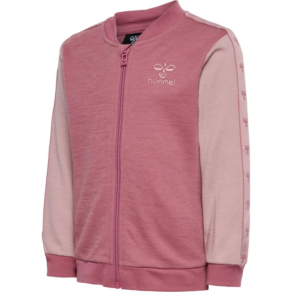 hummel hmlWULBATO ZIP JACKET - DECO ROSE - 104
