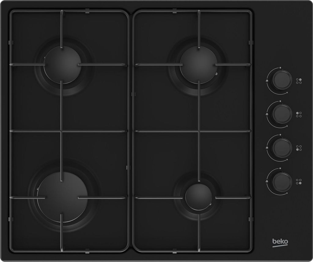 Beko HIGG 64123 SB, Schwarz, Integriert, 60 cm, Produktbild 