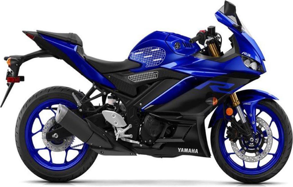 Stompgrip klar, Yamaha YZF-R3, ab 2019 YZF-R3 RH12