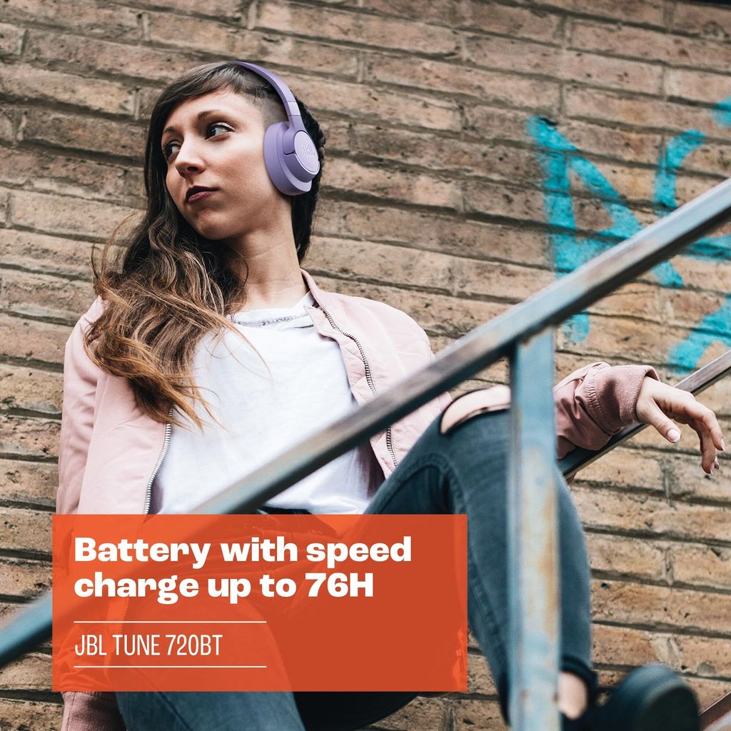 Słuchawki bezprzewodowe JBL Tune 720BT z pałąkiem Bluetooth Zdjęcie produktu 22