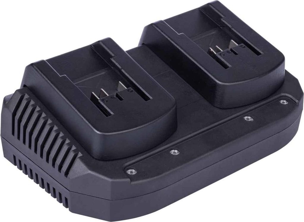 Gomag Doppelladegerät 20V GO-BC2.4Twin Schnellladegerät mit 2 x 2.4A für Akkus