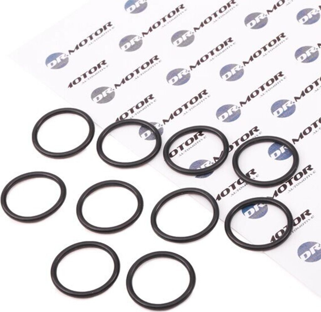 10x DR.MOTOR AUTOMOTIVE Dichtring Ölablaßschraube Dichtring DRM028 für OPEL Corsa D Schrägheck (S07) 2mm 18mm 22mm