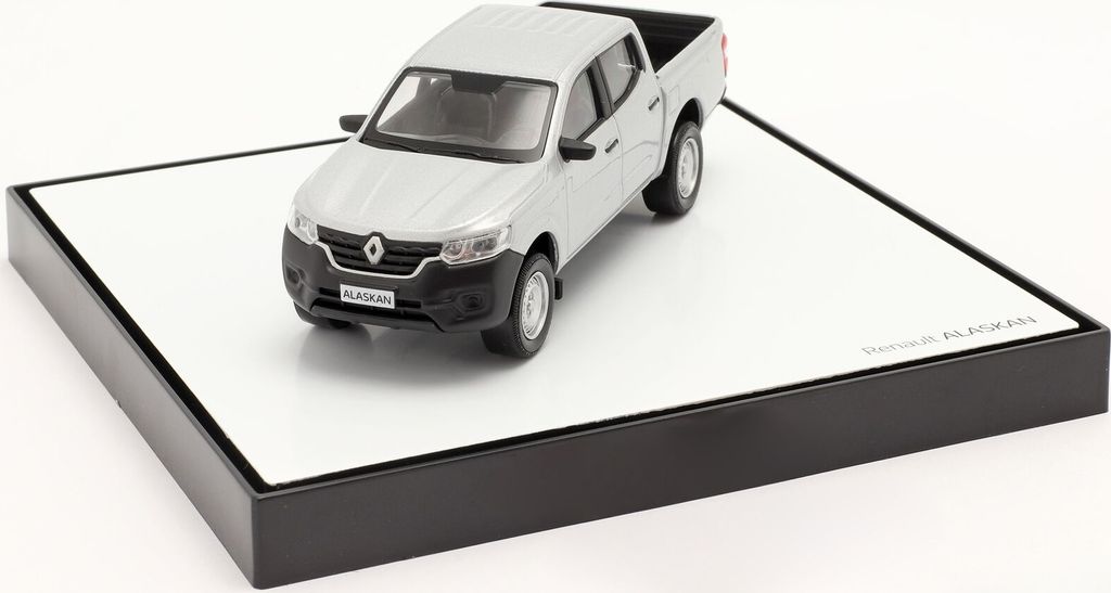RENAULT Alaskan Doppelkabinen-Pick-up 4x4 2018 Grey-Box-Hersteller, NOREV85154, Maßstab1/43, NOREV