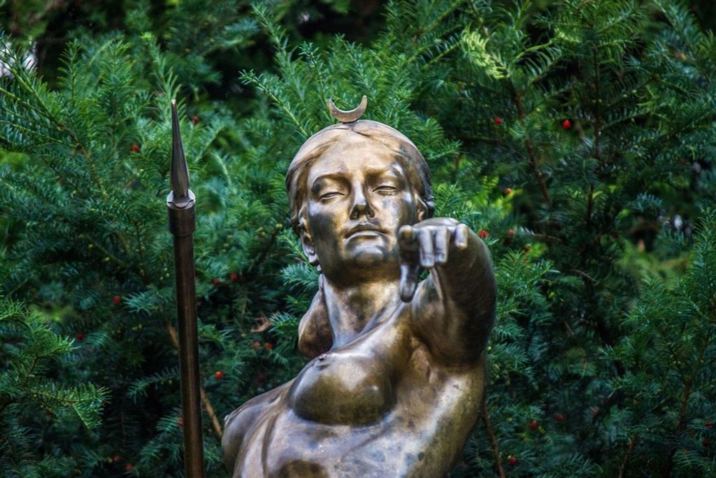 hansepuzzle 58283 - Statue Puzzle, 2000 Teile, Hintergründe, 90,0 x 60,0cm mit hochwertiger Aufbewahrung, Kartonbox und wiederverschließbarem Beutel
