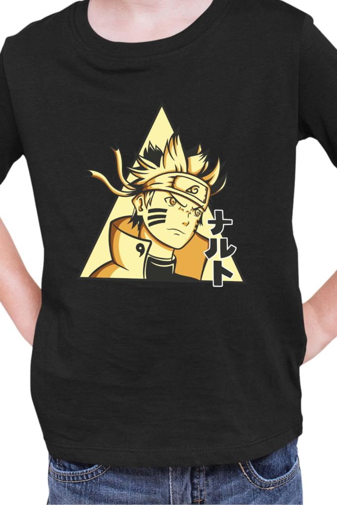 Kinder T-Shirt Naruto Naruto 08, 7-8 Jahr - 128 / Schwarz
