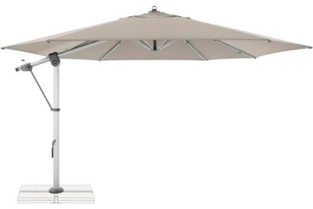 Ampelschirm Doppler Expert 400 cm sand mit UV-Schutz 80, Produktbild 
