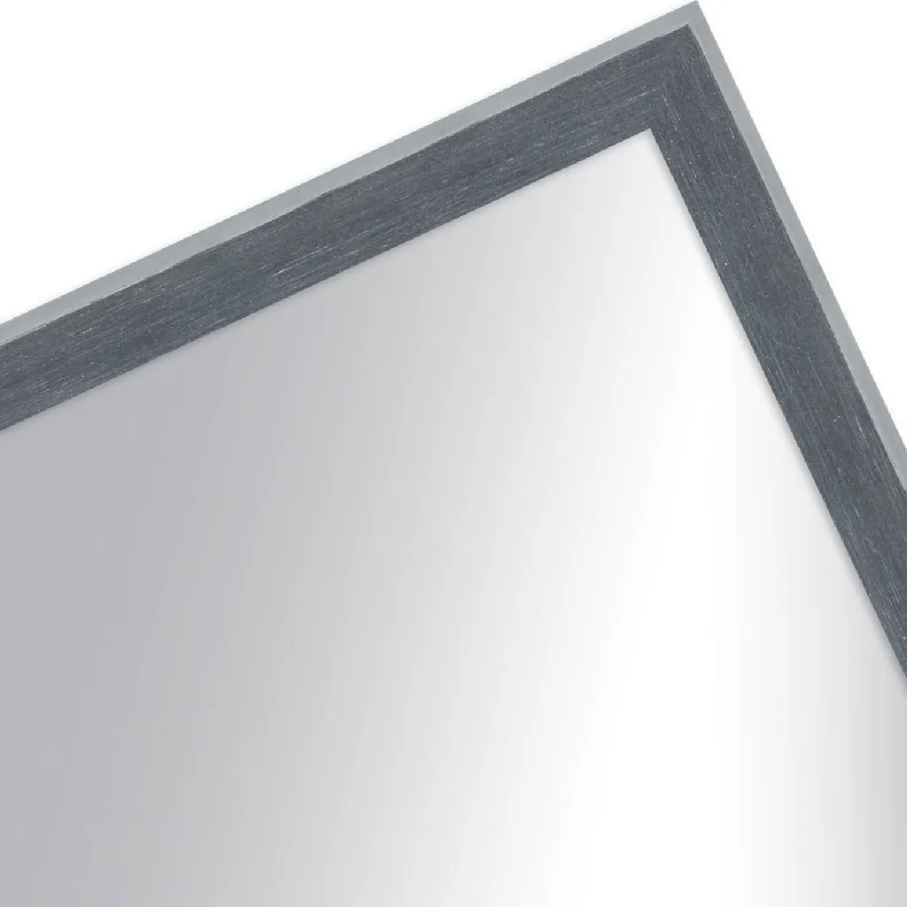 Specchio 15x21 MendeFrames H080 Grigio in Legno - Design Minimal Chic - 2