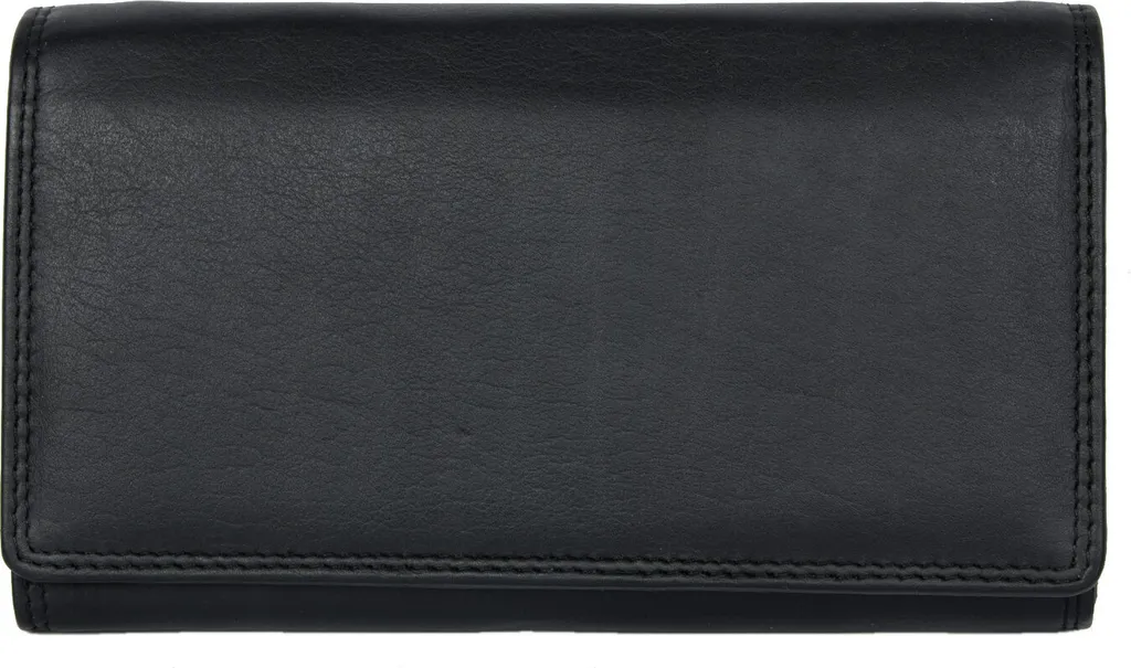 Portafoglio Nero Donna Pelle Morbida - Accessorio Chic di Alta Classe