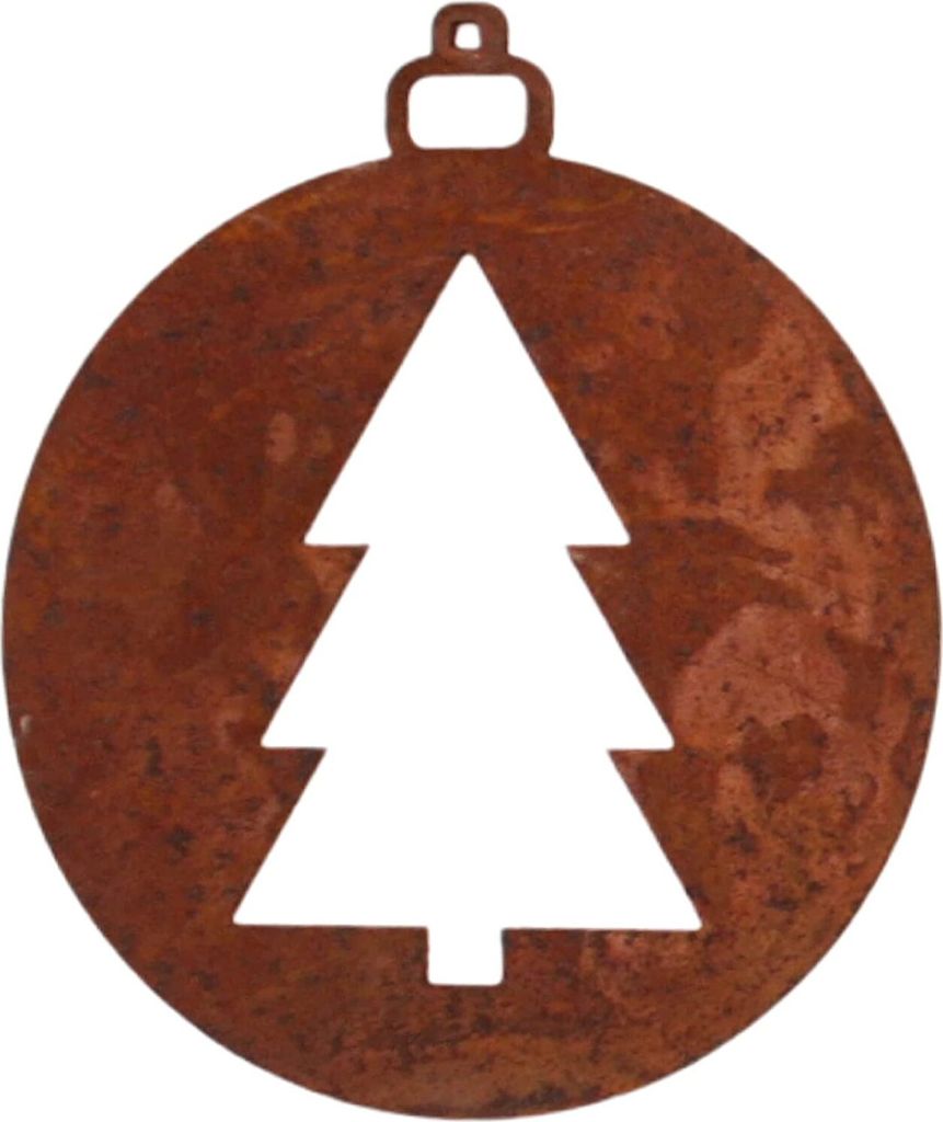 Rostikal Décorations de sapin de Noël 7 cm rouille Image du produit 