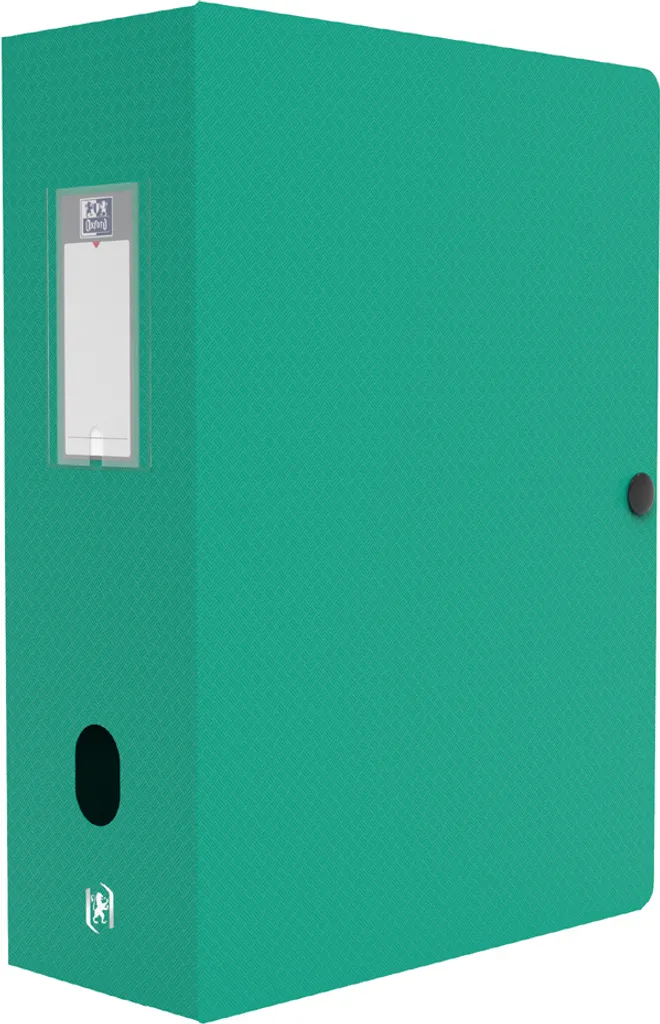 Scatola Progetti Oxford Memphis Verde A4 Dorso 100mm | Archivio Professionale