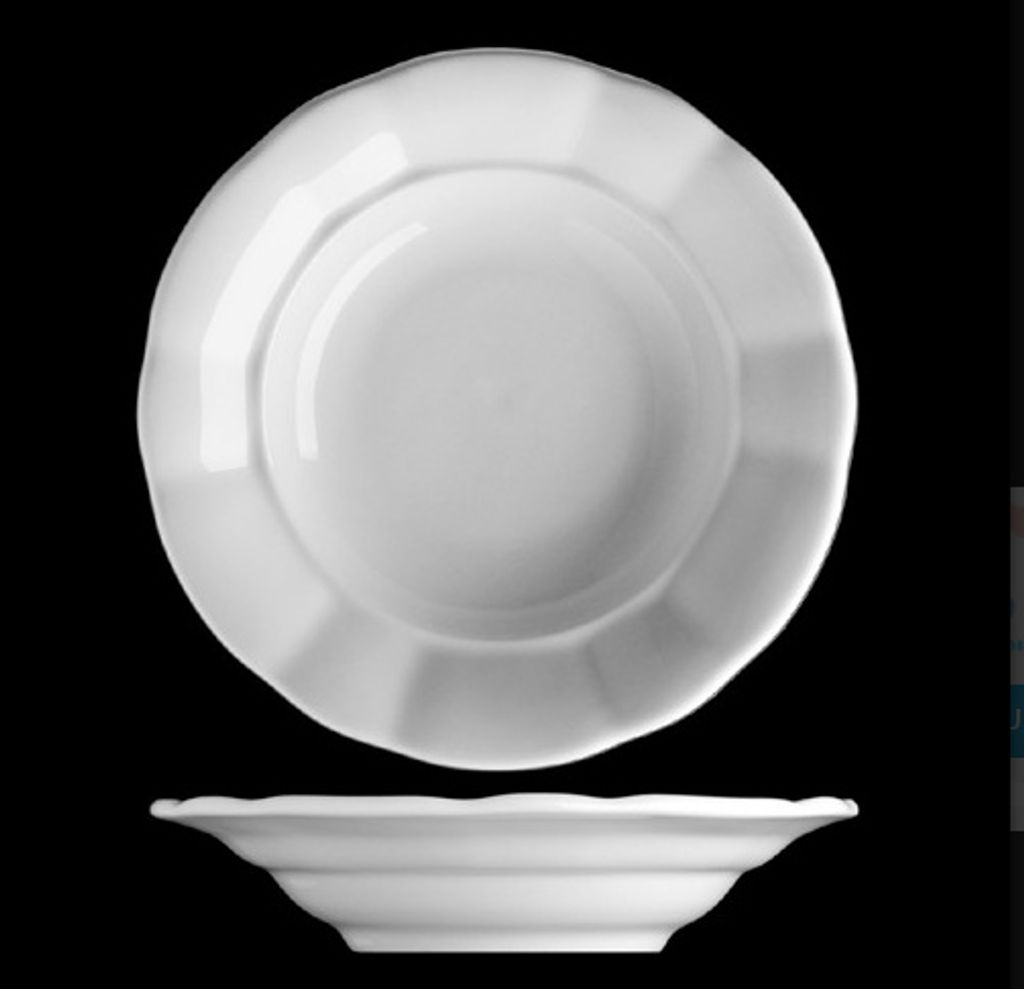 Tiefer Teller 24 cm, Tschechisches Porzellan, Benedikt, G. Produktbild 