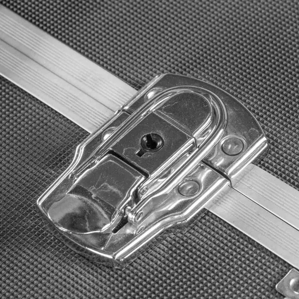 Mallette de transport aluminium renforcée 450x225x300mm accès rapide
