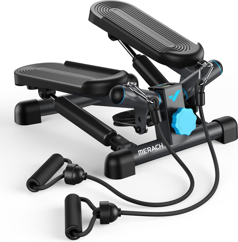 Mini Stepper 2-in-1 mit LCD-Display & Widerstandsseilen – Produktbild 