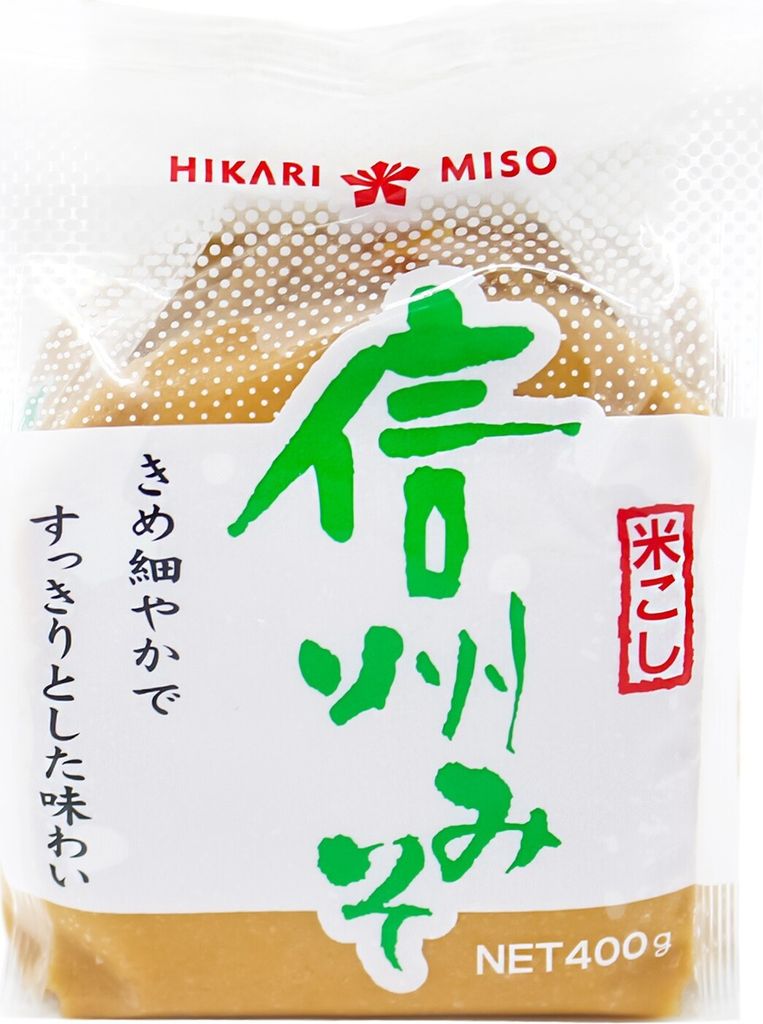 A package of Hikari Shinshu Miso Shiro.