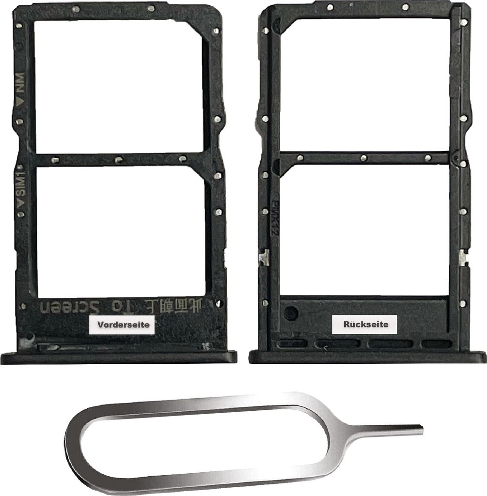 Huawei P40 Lite Sim Karten Halter Tray Adapter Fach Stecker Produktbild 