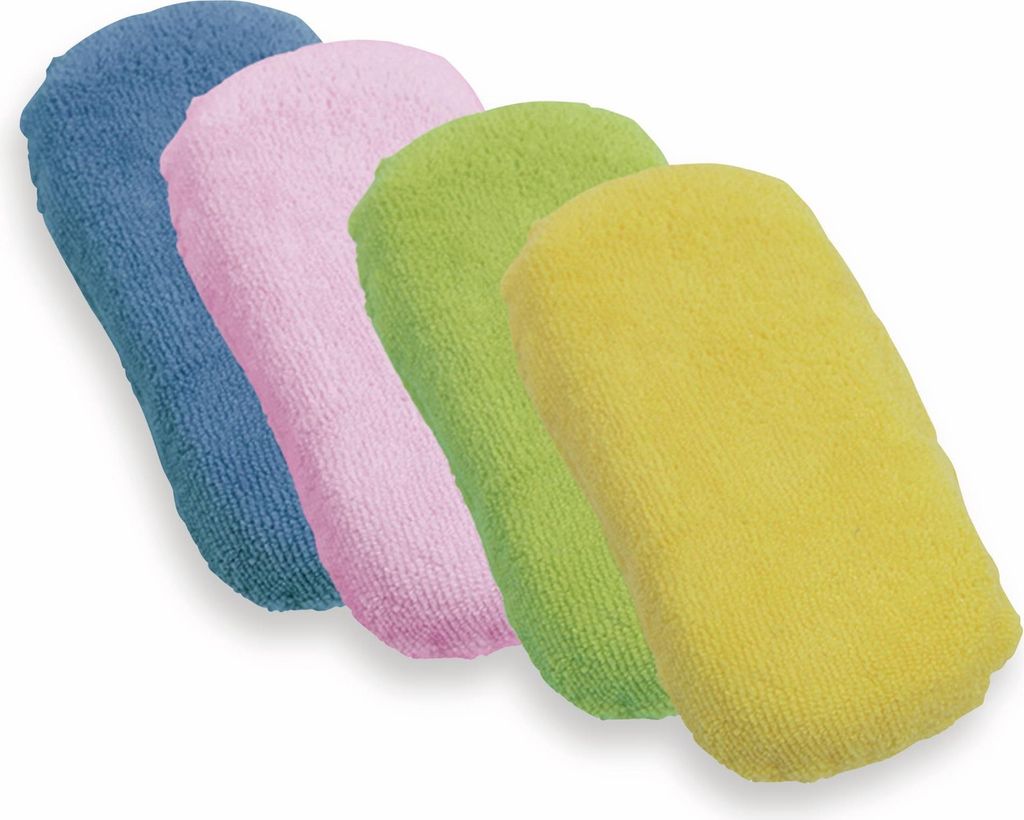 Spugna di pulizia in microfibra, 8 pezzi, colori assortiti Immagine del prodotto 