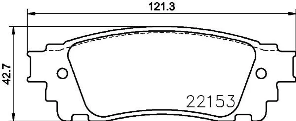Plaquettes de frein HELLA 8DB 355 024-631 OE 0446678010 pour Lexus NX Z1