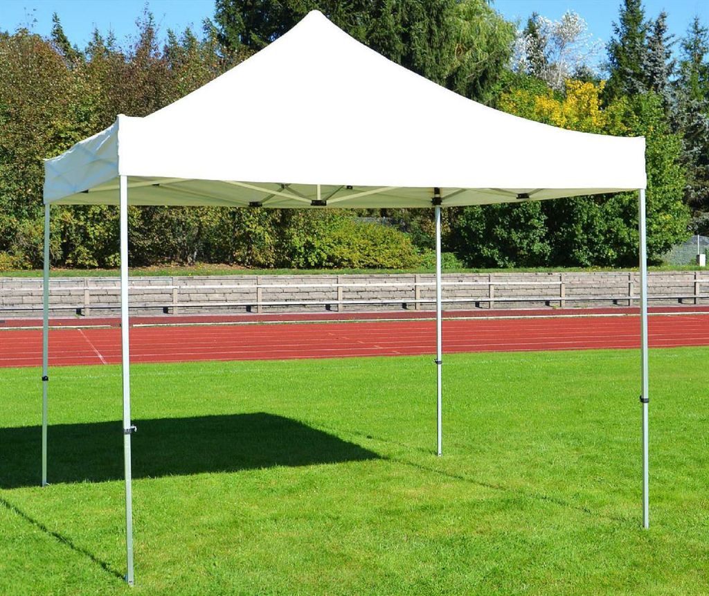 VCM PROFI | Pavillon | Maße ca. 3x3 m | wasserabweisende 270 g/m² PE Plane | Partyzelt | Gartenzelt