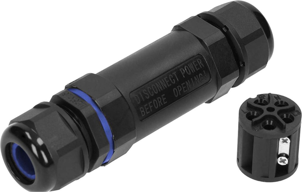 ORNO OR-AE-13604 Kabelverbinder Wasserdicht || Gerade || IP68 ||M25 || 5x6mm² || 450V/30A