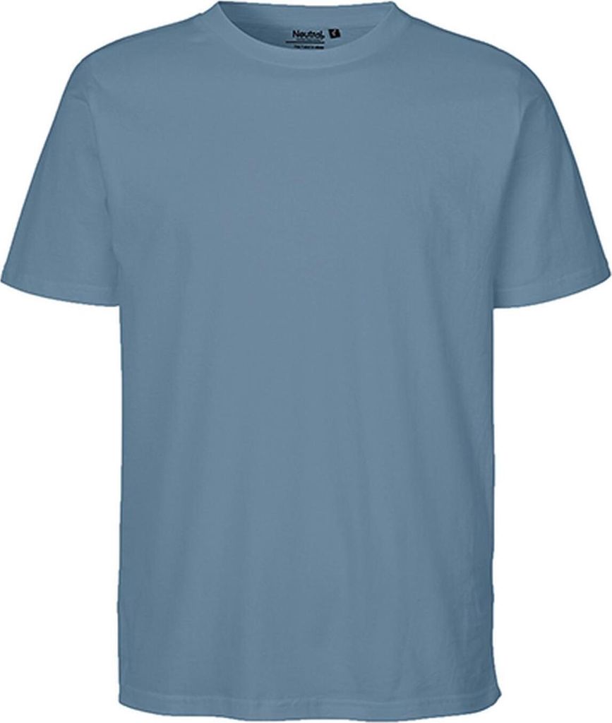 Neutral O60002 | Herren Regular T-Shirt - Farbe: Dusty Indigo - Größe: XS