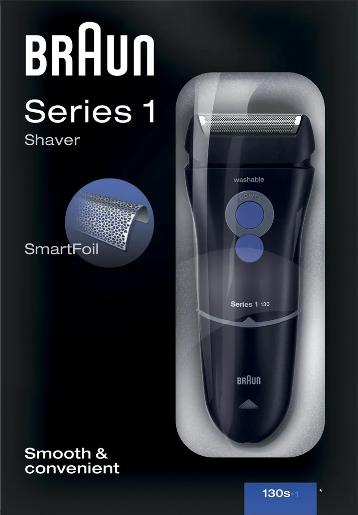 Rasoio Braun Series 1 130 s-1 con SmartFoil e Trimmer | Braun Italia